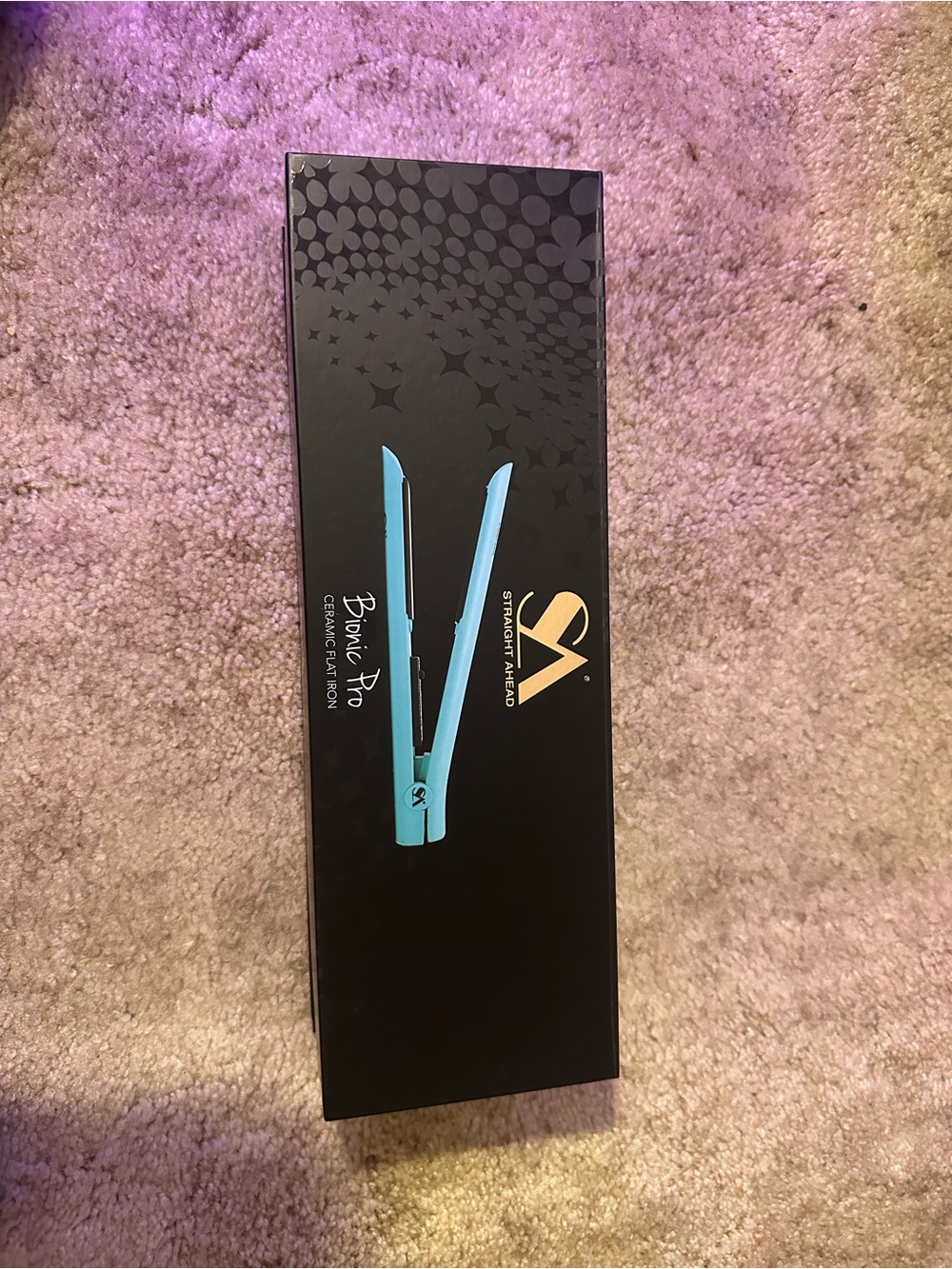 Stylish Pro Ceramic Hair Straightener - Blue by
